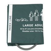 Medical Large Adult Replacement Blood Pressure NIBP Cuff Single Tube Without Connector For Upper Arm Circumference 13-18.9 Inches (33-48 cm)